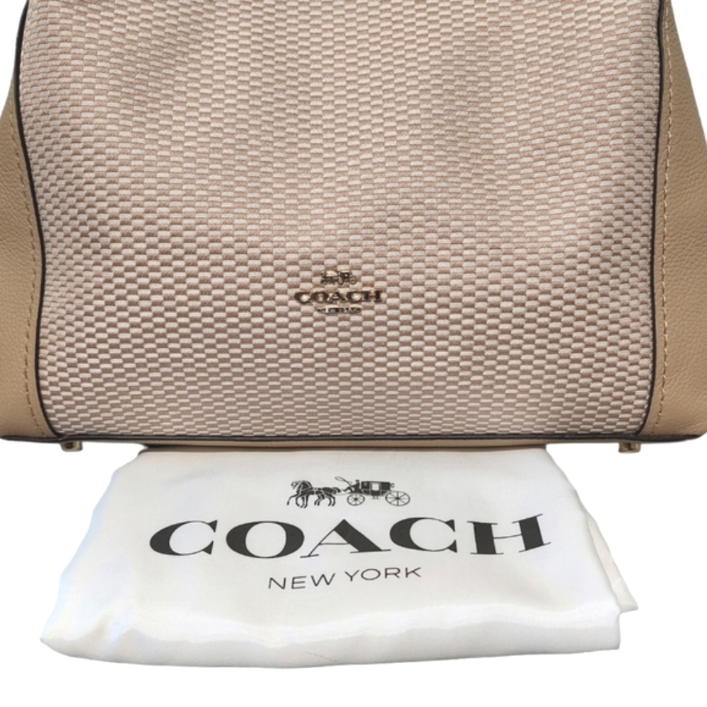 COACH Legacy Jacquard Edie 31 Shoulder Bag Tote Hobo Beechwood 28895 - Picture 13 of 16